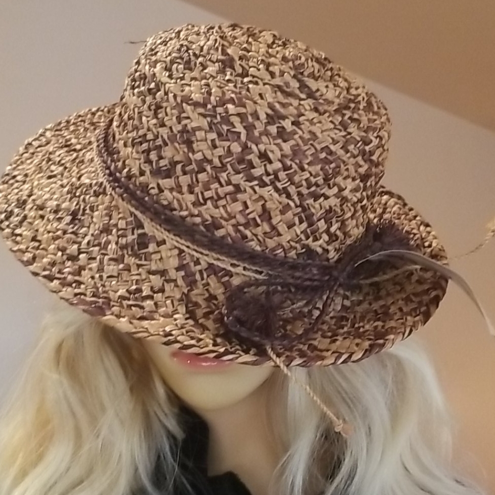 🌻HELEN KAMINSKI 🌻Hand Rolled RAFFIA SUN Hat NWT